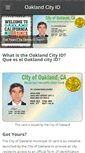 Mobile Screenshot of oaklandcityid.com